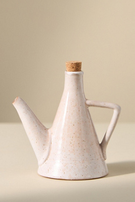 Allegra Stoneware Spout Olive Oil Cruet