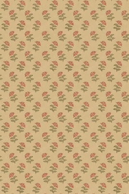 Mulberry Sprig Small Print Floral Wallpaper