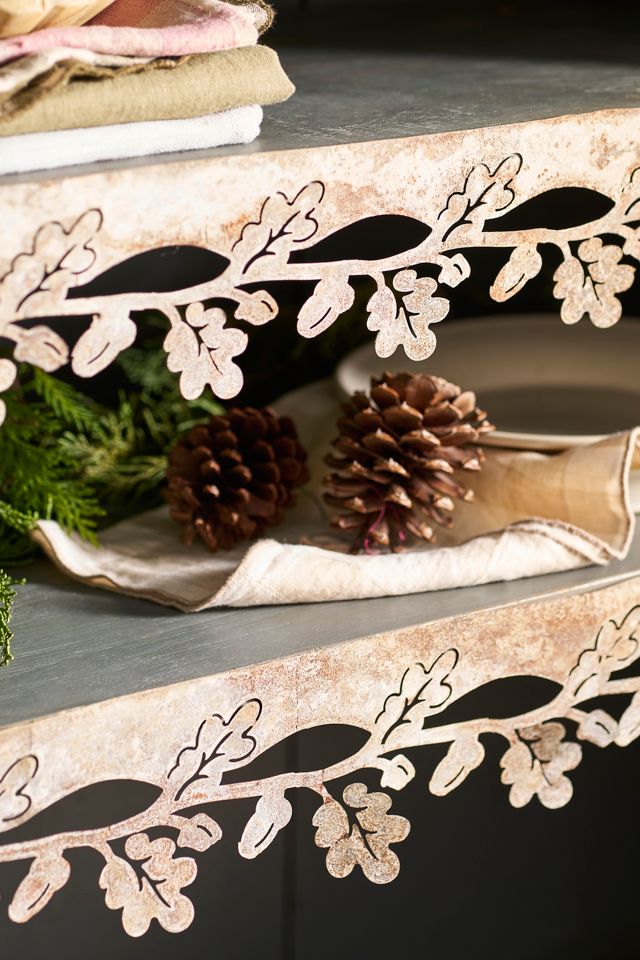 Oak + Acorn Iron Bargeboard #1