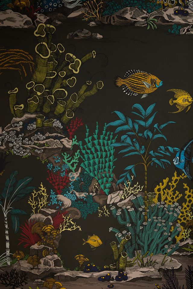 Underwater Jungle Nautical Fish Wallpaper #2