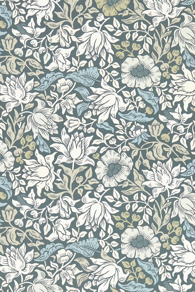 Morris & Co. Mallow Floral Wallpaper #1
