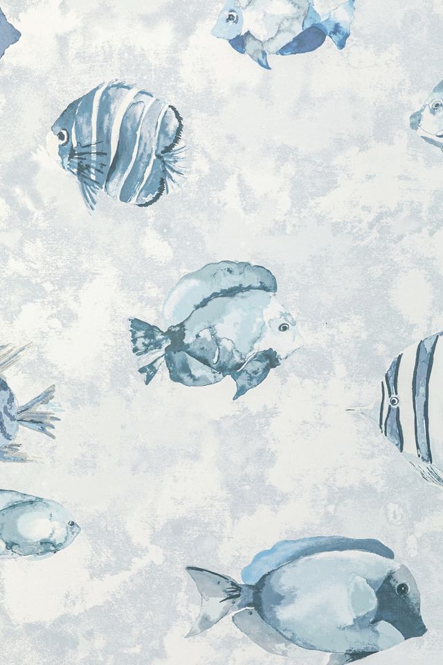 Great Reef Coastal/Nautical Fish Wallpaper #1