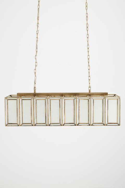 Daze Glass Rectangular Chandelier