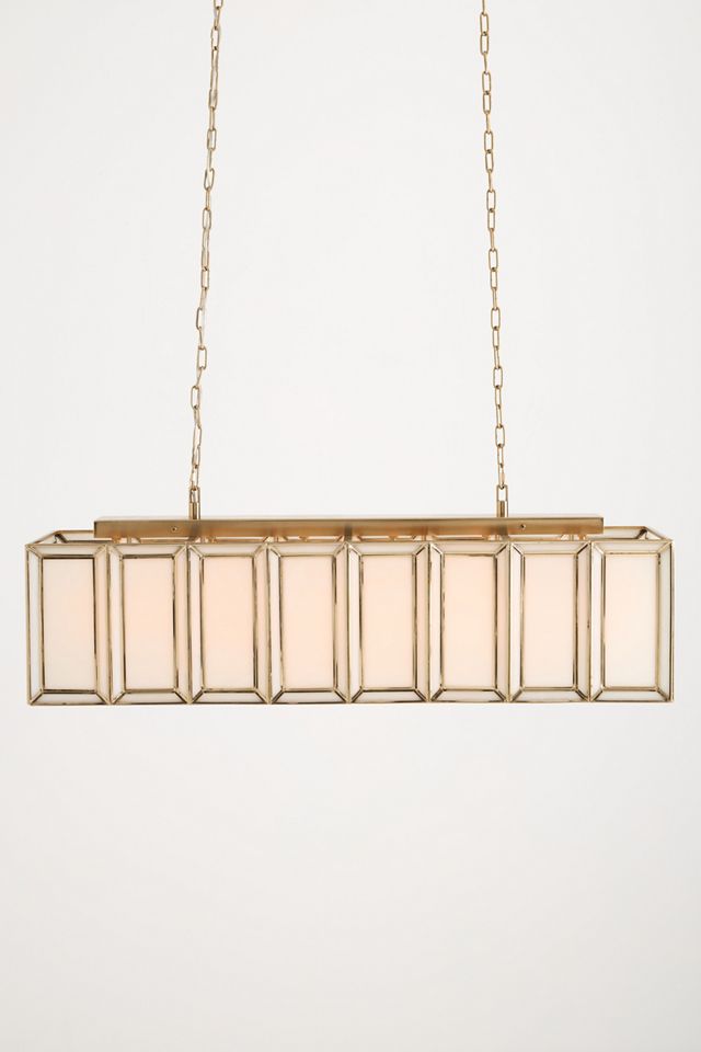 Daze Glass Rectangular Chandelier #1