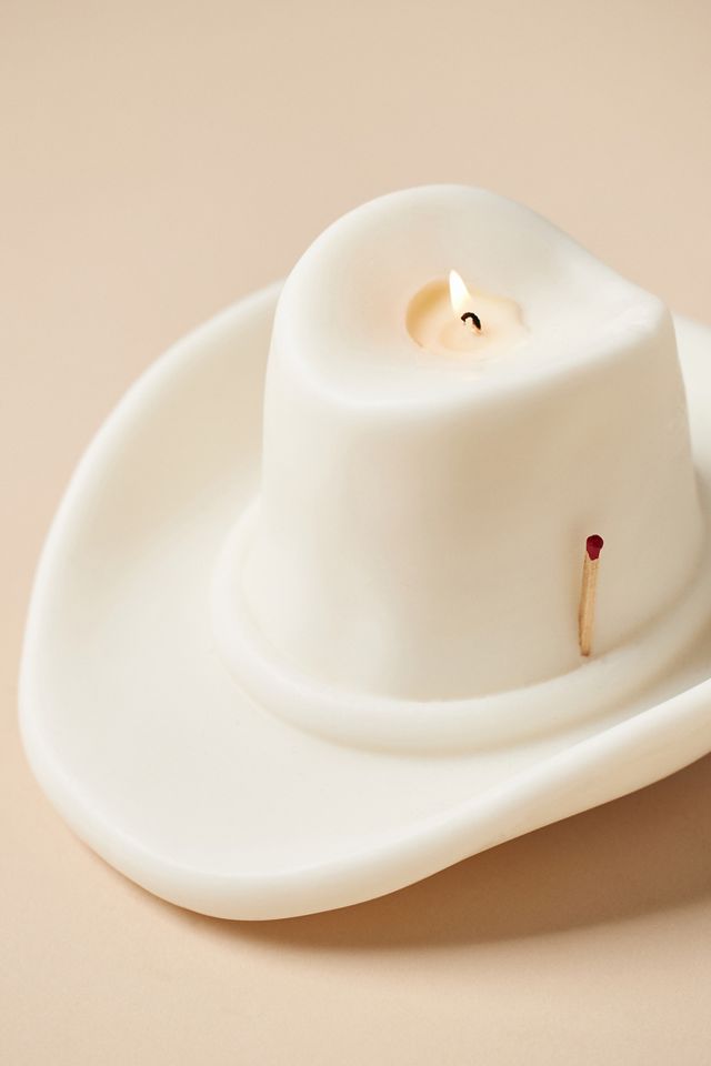 Davie Ocho Cowboy Hat Decorative Candle #2