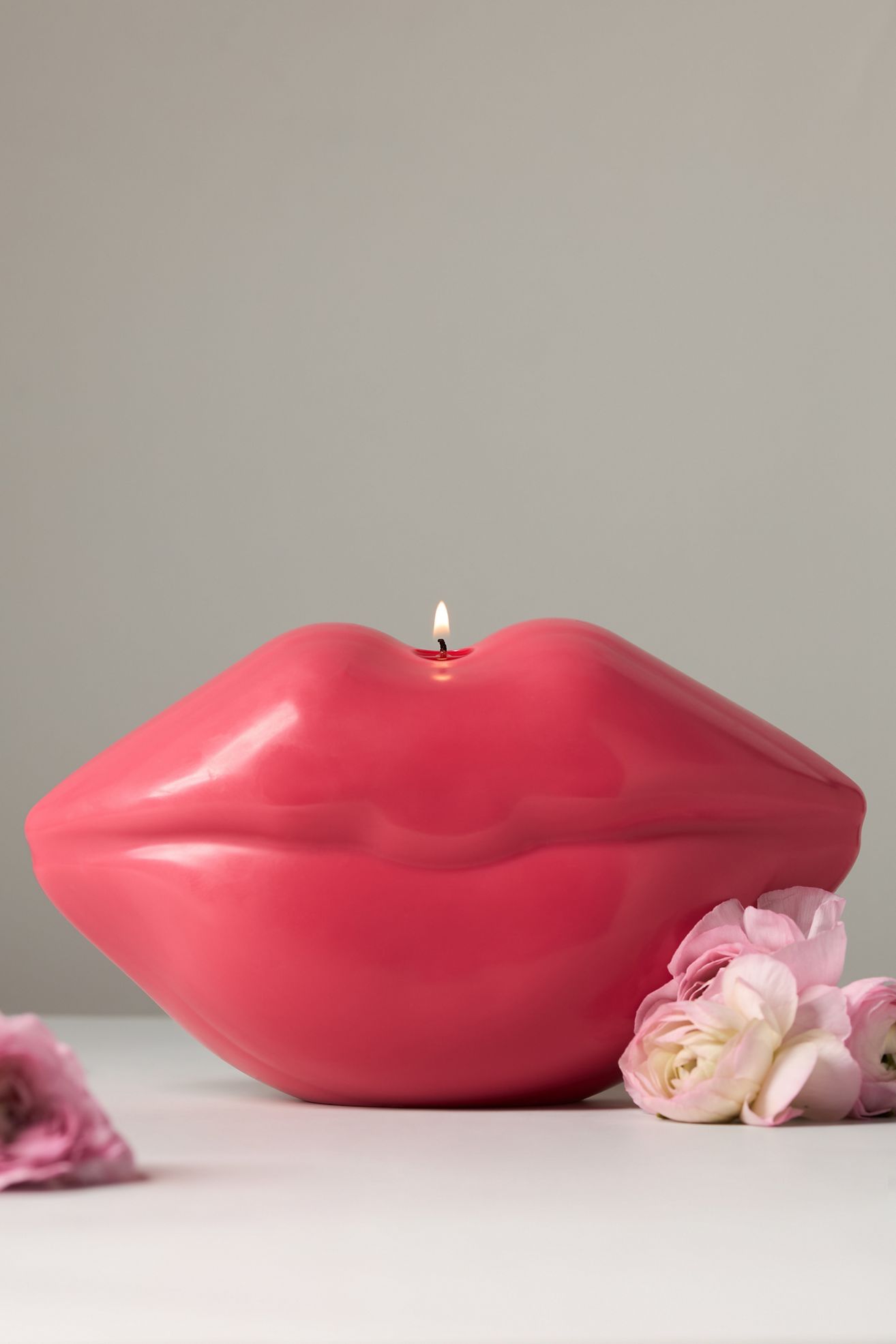 Davie Ocho Big Kiss Decorative Candle - Pink, One Size