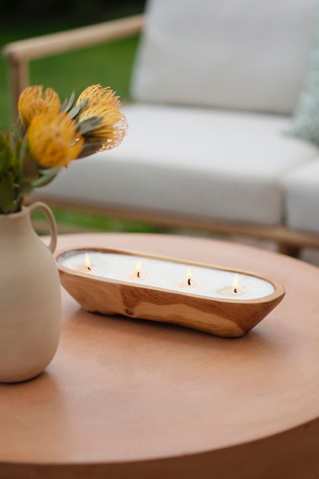 Himalayan Teak Trough Candle, Summer Citronella #1