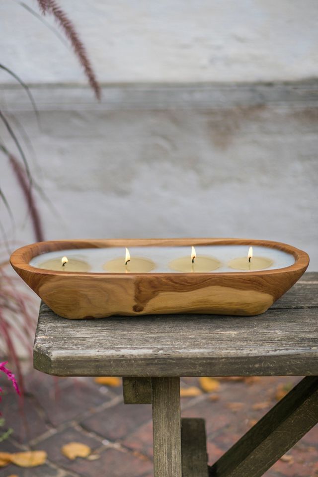 Himalayan Teak Trough Candle, Summer Citronella #2