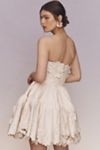LEO LIN Skye Appliqué Bustier Mini Dress