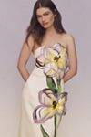 Bardot Yve Halter Open-Back Front-Slit Silky Maxi Dress