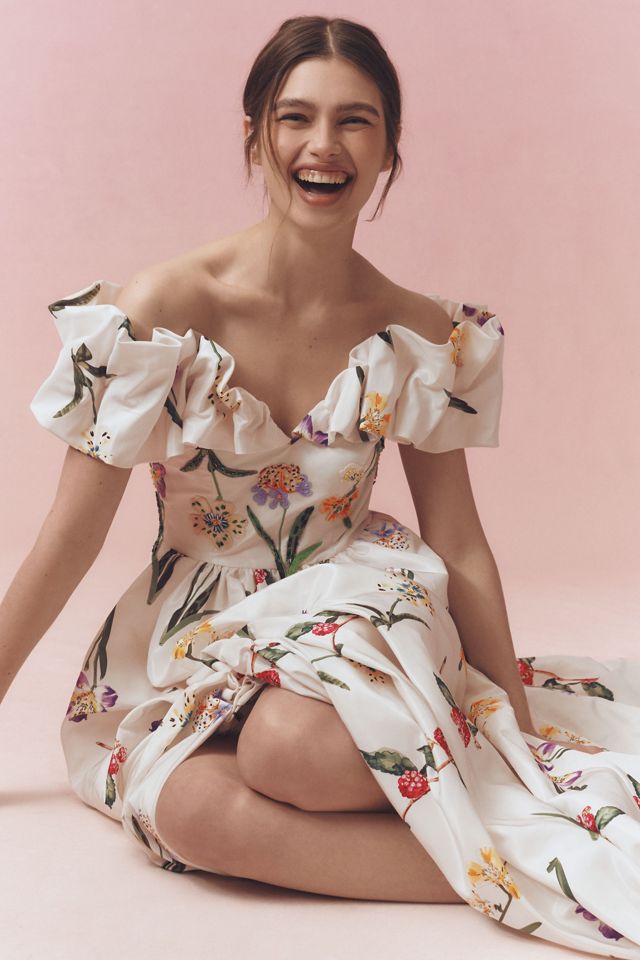 LEO LIN Maxime Off-The-Shoulder Voluminous Gown #4