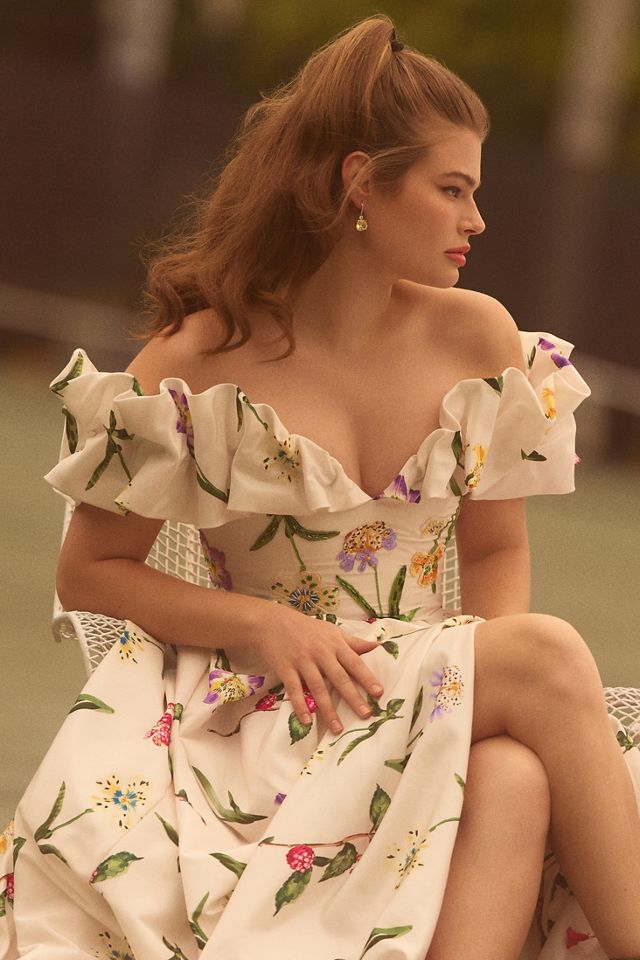 LEO LIN Maxime Off-The-Shoulder Voluminous Gown #1