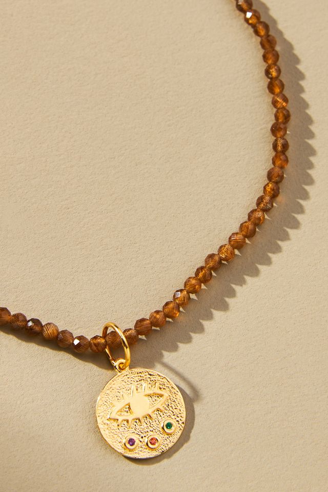 Hermina Athens Kressida Mini Moca Necklace #1