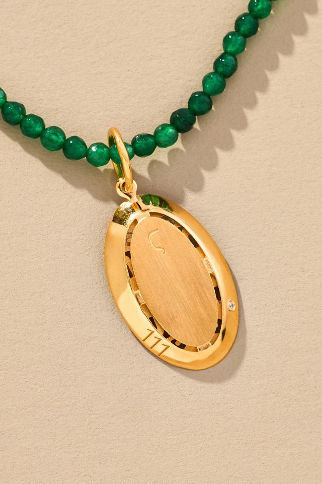 Hermina Athens Angel Oval Necklace #1