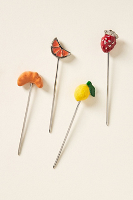 Anthropologie Delice Cocktail Picks, Set Of 4