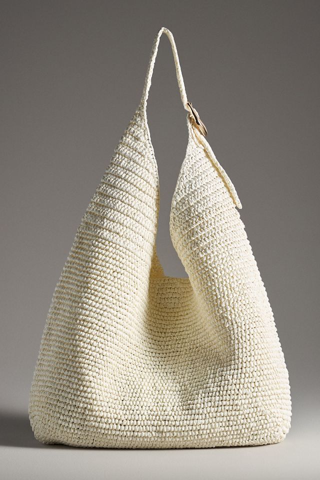 The Love Knot Slouchy Bag: Raffia Buckle Edition #2