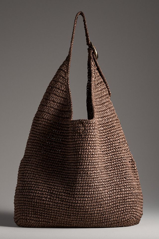 The Love Knot Slouchy Bag: Raffia Buckle Edition #2