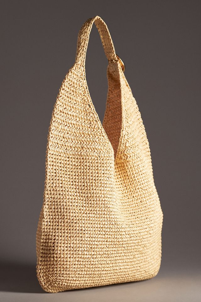 The Love Knot Slouchy Bag: Raffia Buckle Edition #2