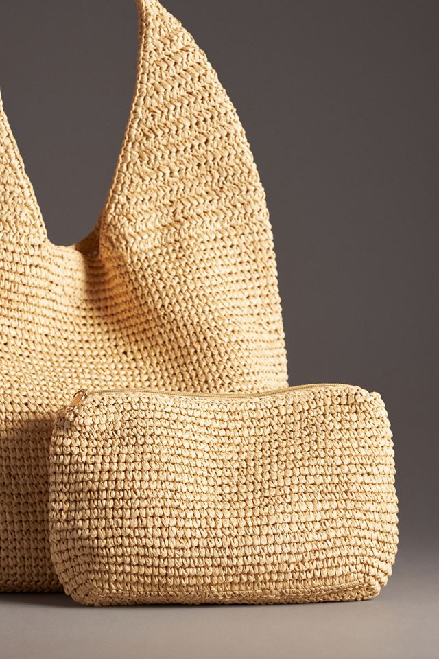 The Love Knot Slouchy Bag: Raffia Buckle Edition #3
