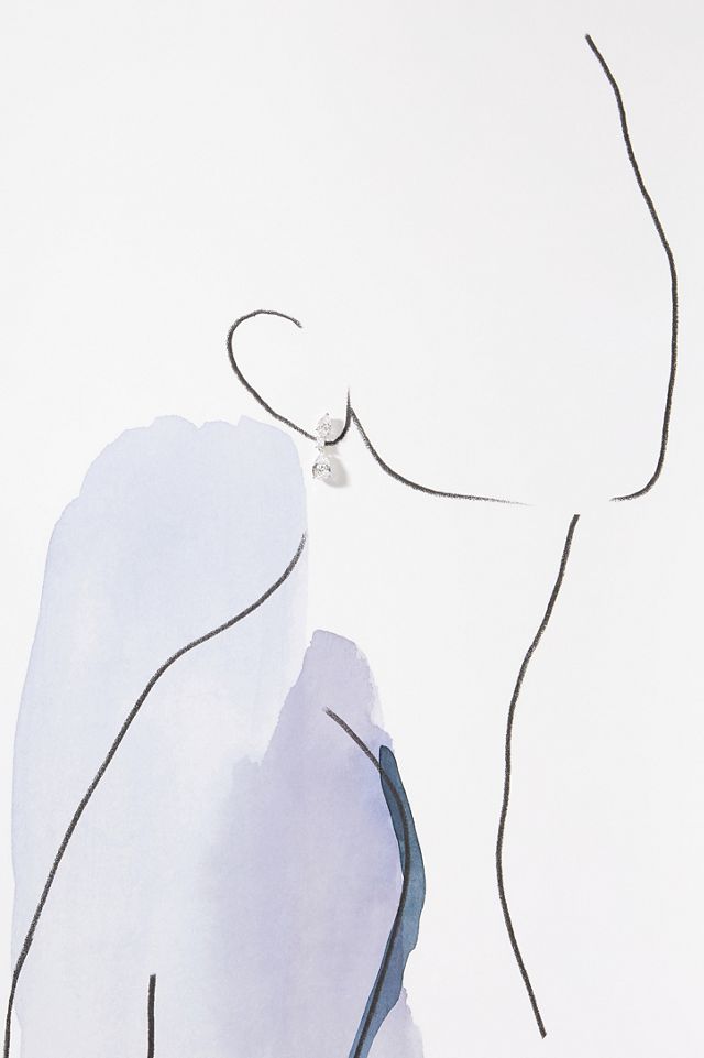 NADRI Halle Triple Drop Earrings #1