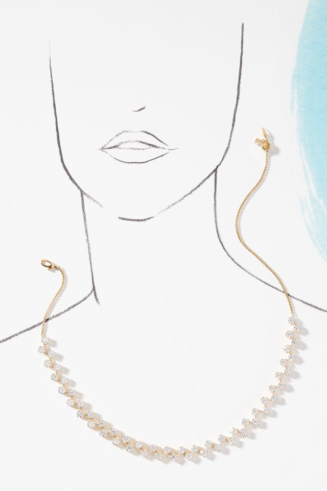 NADRI Halle CZ Adjustable Choker Necklace #2