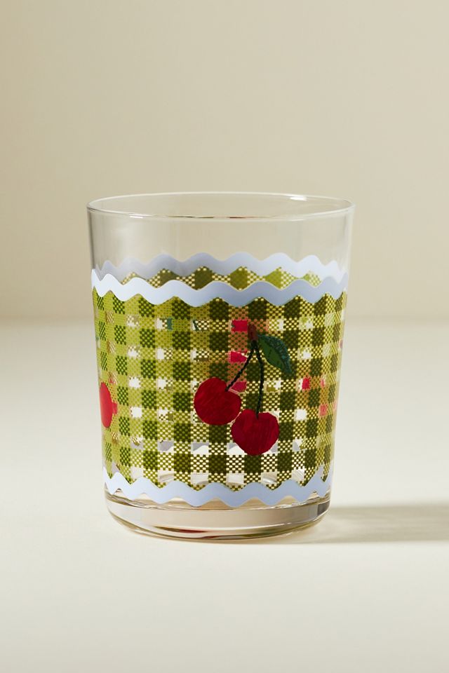 Ischia Gingham Fruit Juice Glass