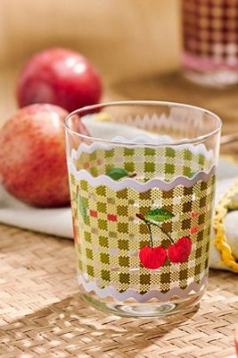 Ischia Gingham Fruit Juice Glass