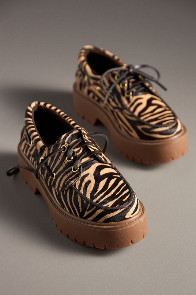 Scarpe da Barca con Plateau Crushed-T Lug di Jeffrey Campbell #1