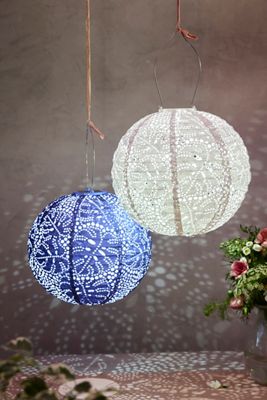 Monstera Solar Lantern