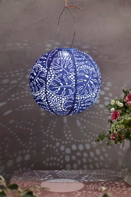 Monstera Solar Lantern