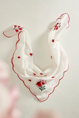 Scandinavian Floral Cotton Bandana