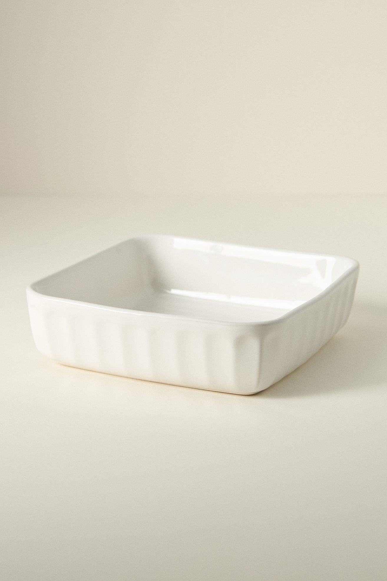The Latte Stoneware Square Baking Dish: Amelie Edition - Cream, Standard, One Size