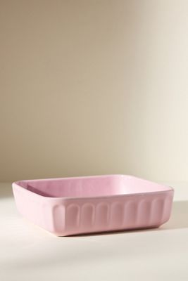 The Latte Stoneware Square Baking Dish: Amelie Edition