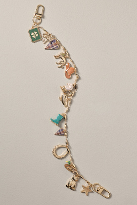 By Anthropologie Party Bag Charm In Green