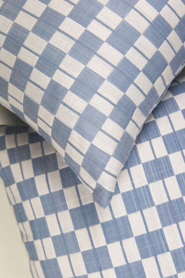 Archive New York Checkered Suzani Pillow #2