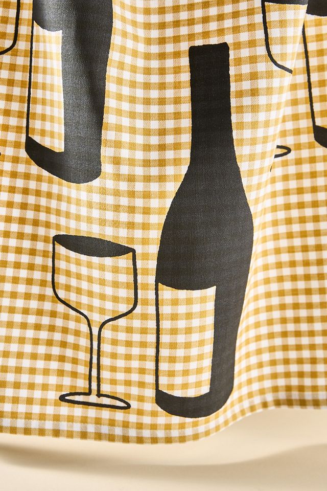 Julie Peach Wine Dish Towel #1