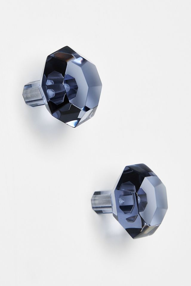 Ona Faceted Acrylic Knobs, Set of 2 #3