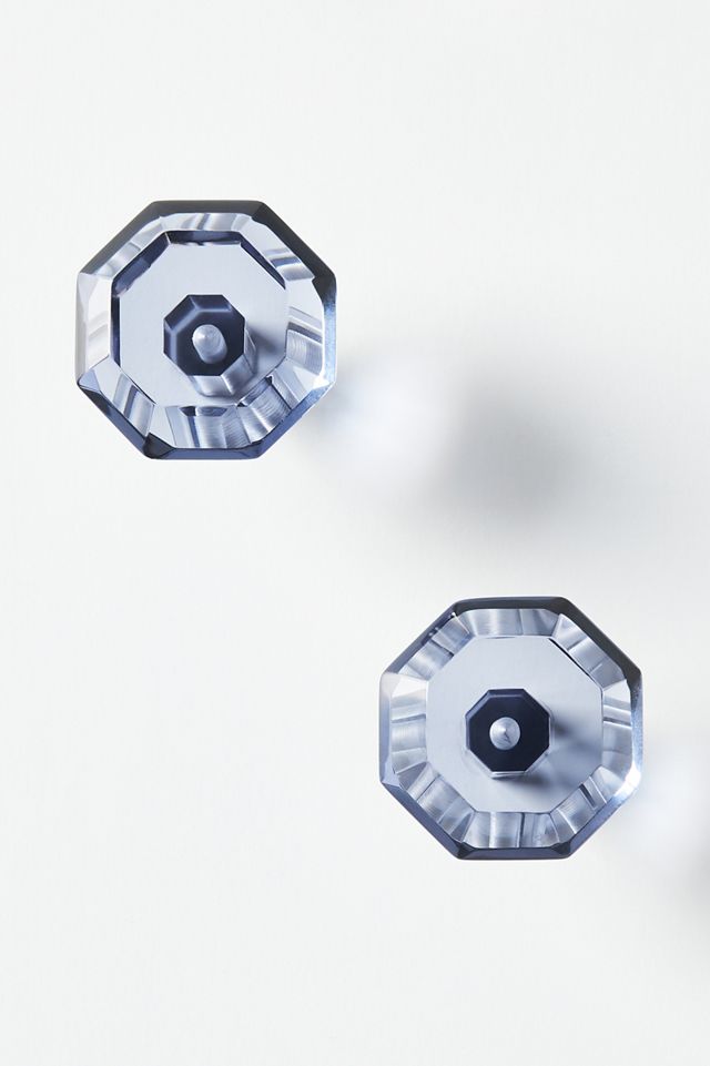 Ona Faceted Acrylic Knobs, Set of 2 #2