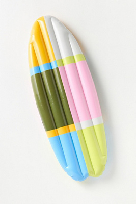 Anthropologie Inflatable Pool Surfboard In Multicolor