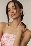 BHLDN Mia Strapless Satin Column Maxi Dress