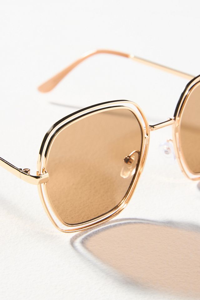 I-SEA Double Frame Square Sunglasses #3