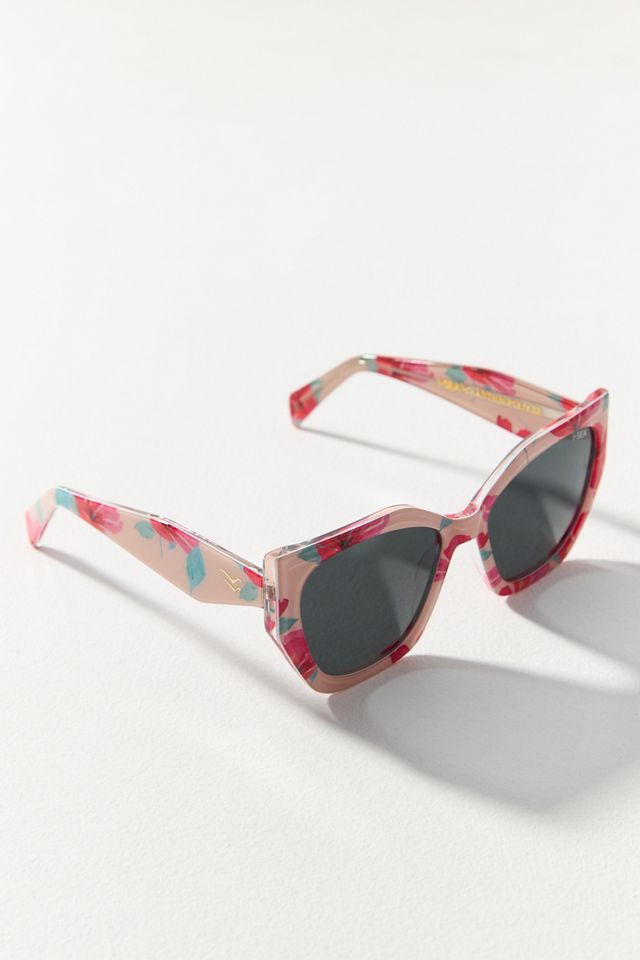 Lunettes de soleil I-SEA Cate à fleurs roses #1