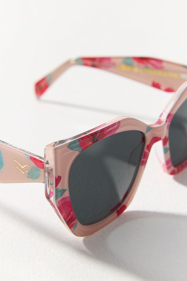 Lunettes de soleil I-SEA Cate à fleurs roses #2