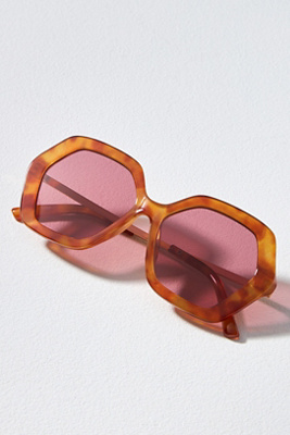 I-sea Tortoiseshell Metal Sunglasses