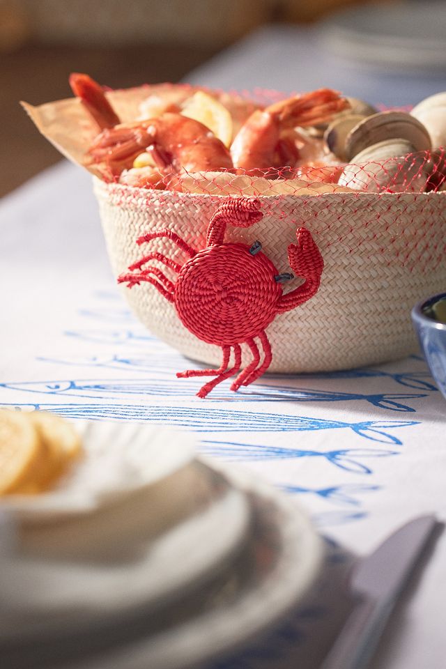 Sea Creature Handwoven Basket
