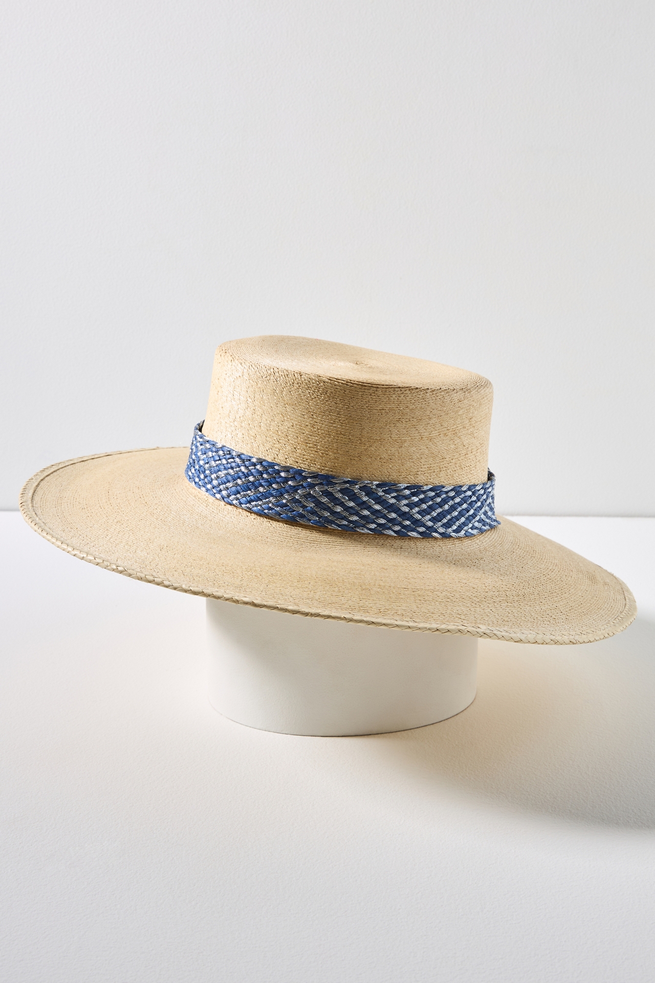 ASN Hats Bolero Patterned Straw Boater