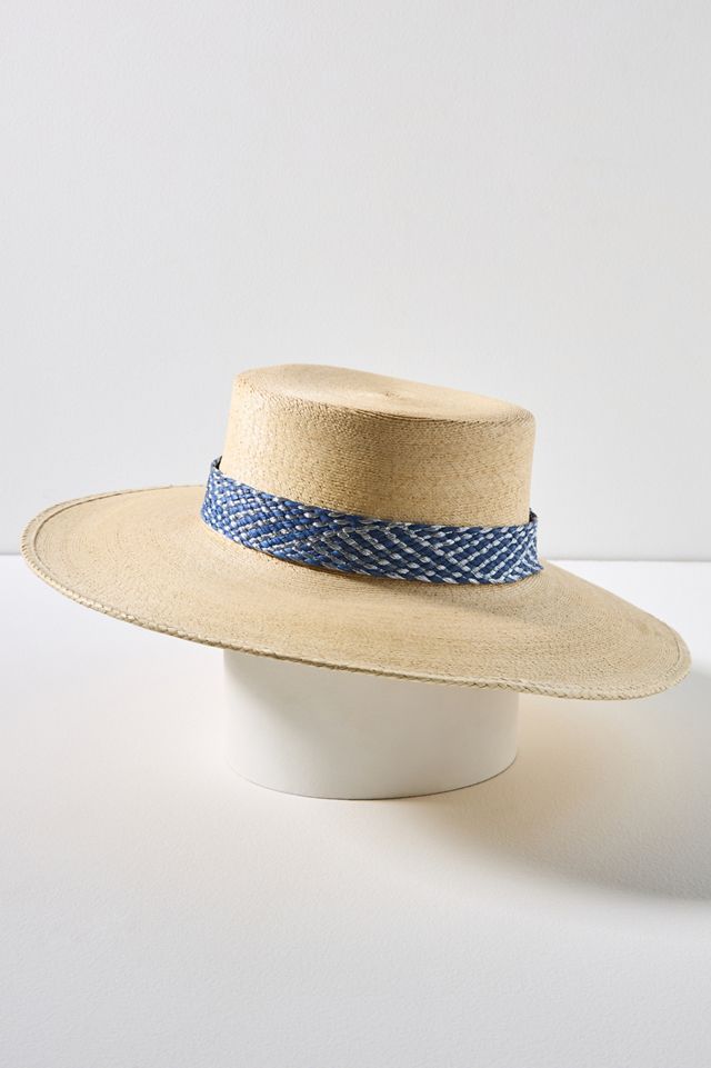 ASN Hats Bolero Patterned Straw Boater #2
