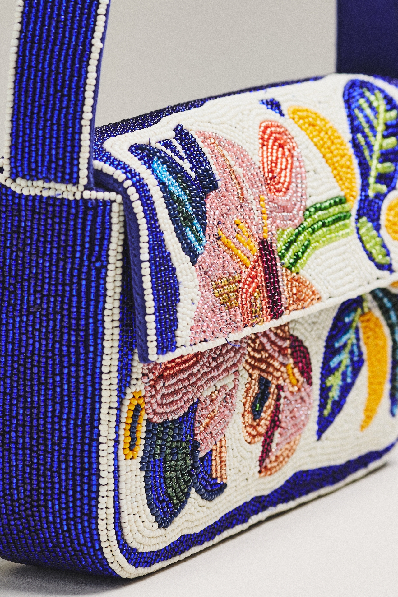 Fiona Beaded Bag: Floral Edition