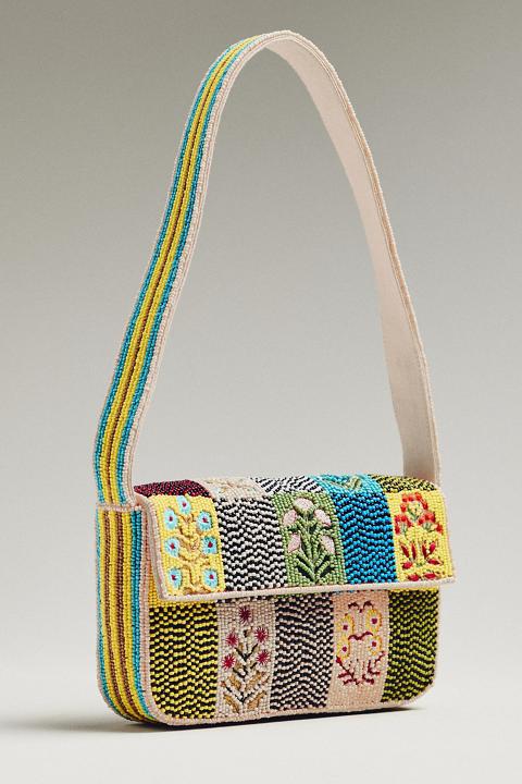 The Fiona Beaded Bag: Floral Edition