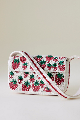 By Anthropologie The Fiona Beaded Bag: Food & Drink Edition